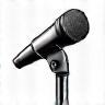 Microphone icon representing interview studio